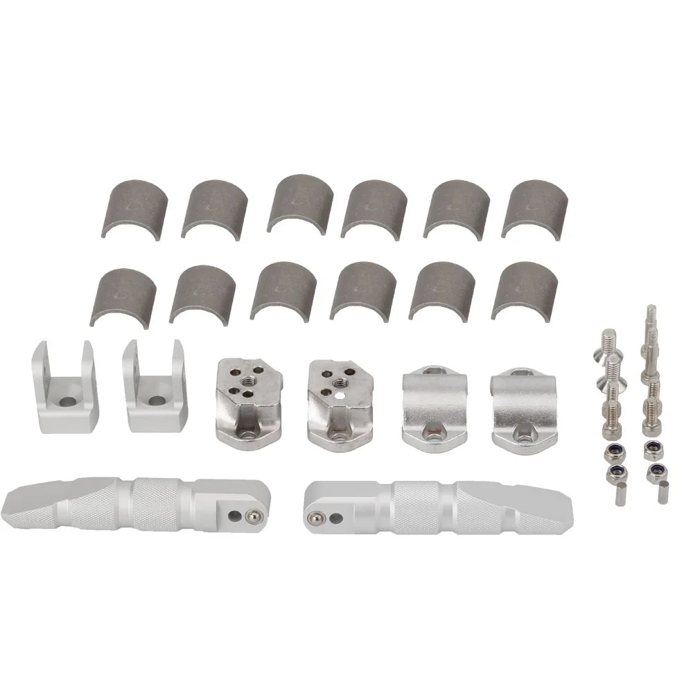 Universal Motorcycle 360 Rotatable Highway Crash Bar Foot Pegs C3222
