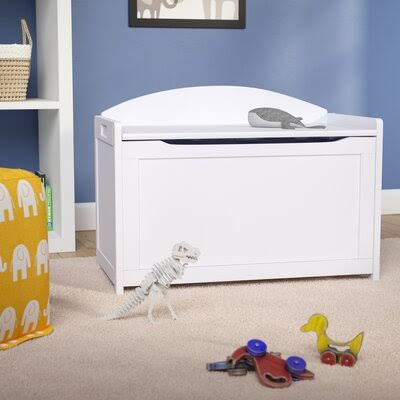White Kids' Toy Box S840995