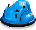 Dark Blue 12V Electric Ride On Bumper Car with Remote Control F88116