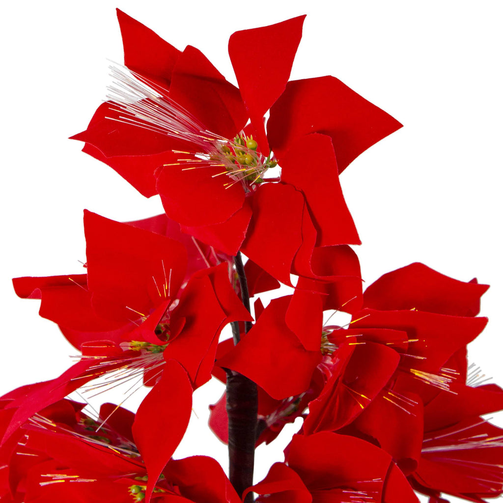Red Poinsettia Christmas Tree W691947