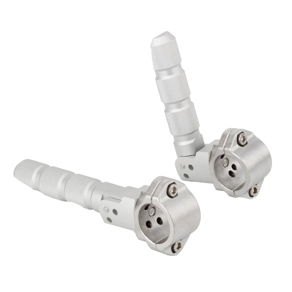 Universal Motorcycle 360 Rotatable Highway Crash Bar Foot Pegs C3222