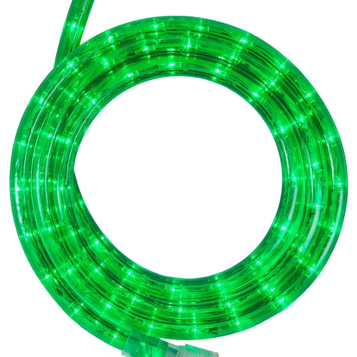 LED Green Rope Light Kit, 216 Lights, Connectable, Mounting Clips Included X694