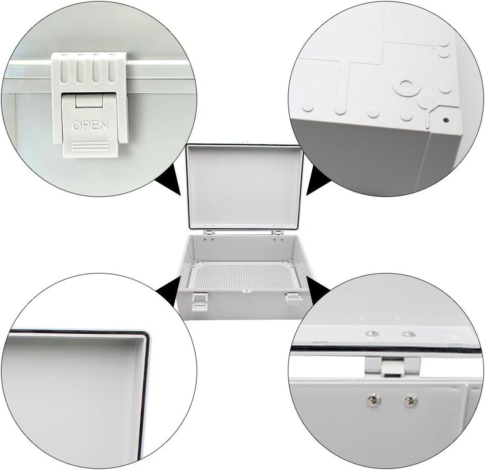 Waterproof ABS Plastic Electrical Box with Wall Bracket IP65 U921