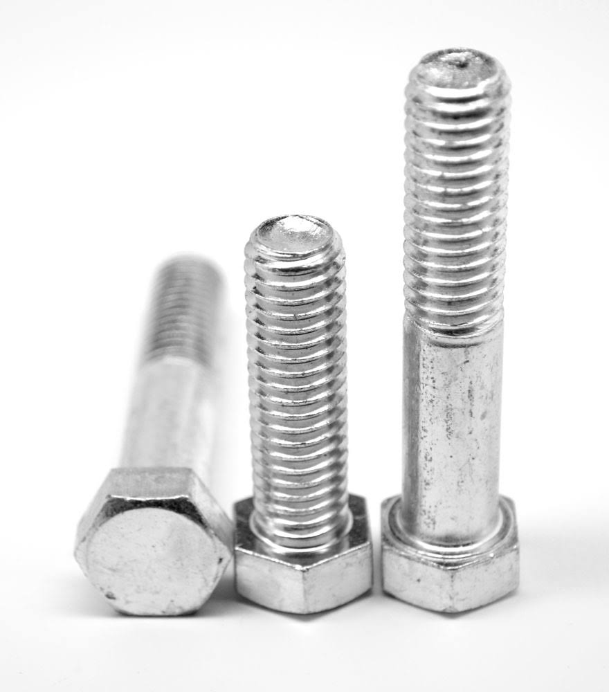 3/4x22-10 x 10x22 Coarse Thread Grade 5 Hex Cap Screw Medium Carbon Steel Zinc Plated X841