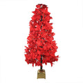 Red Poinsettia Christmas Tree W691947