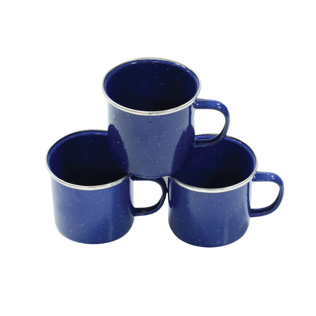 24 Piece Enamel Camping Tableware Set K371