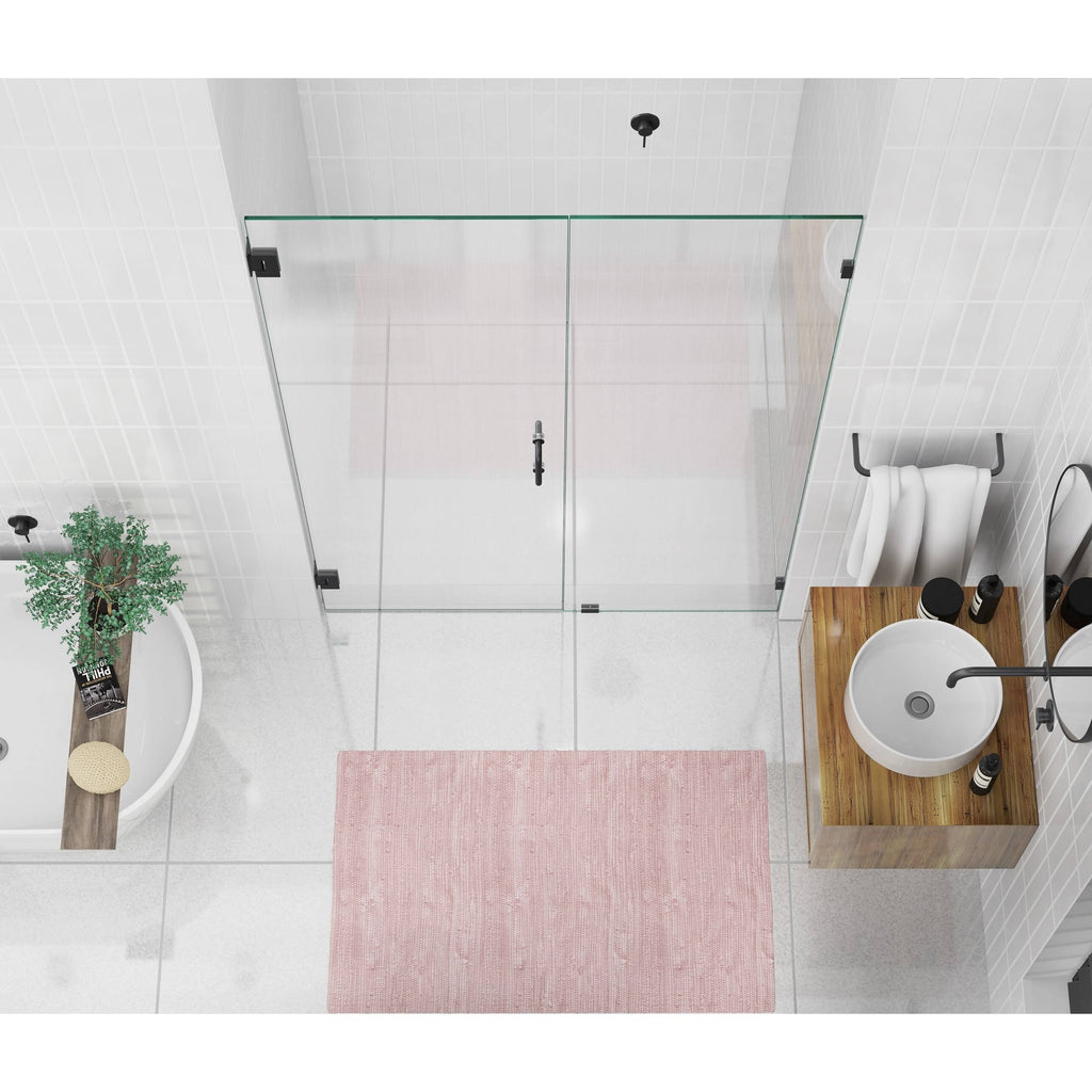 Frameless Shower Door with Wall Hinge C8178
