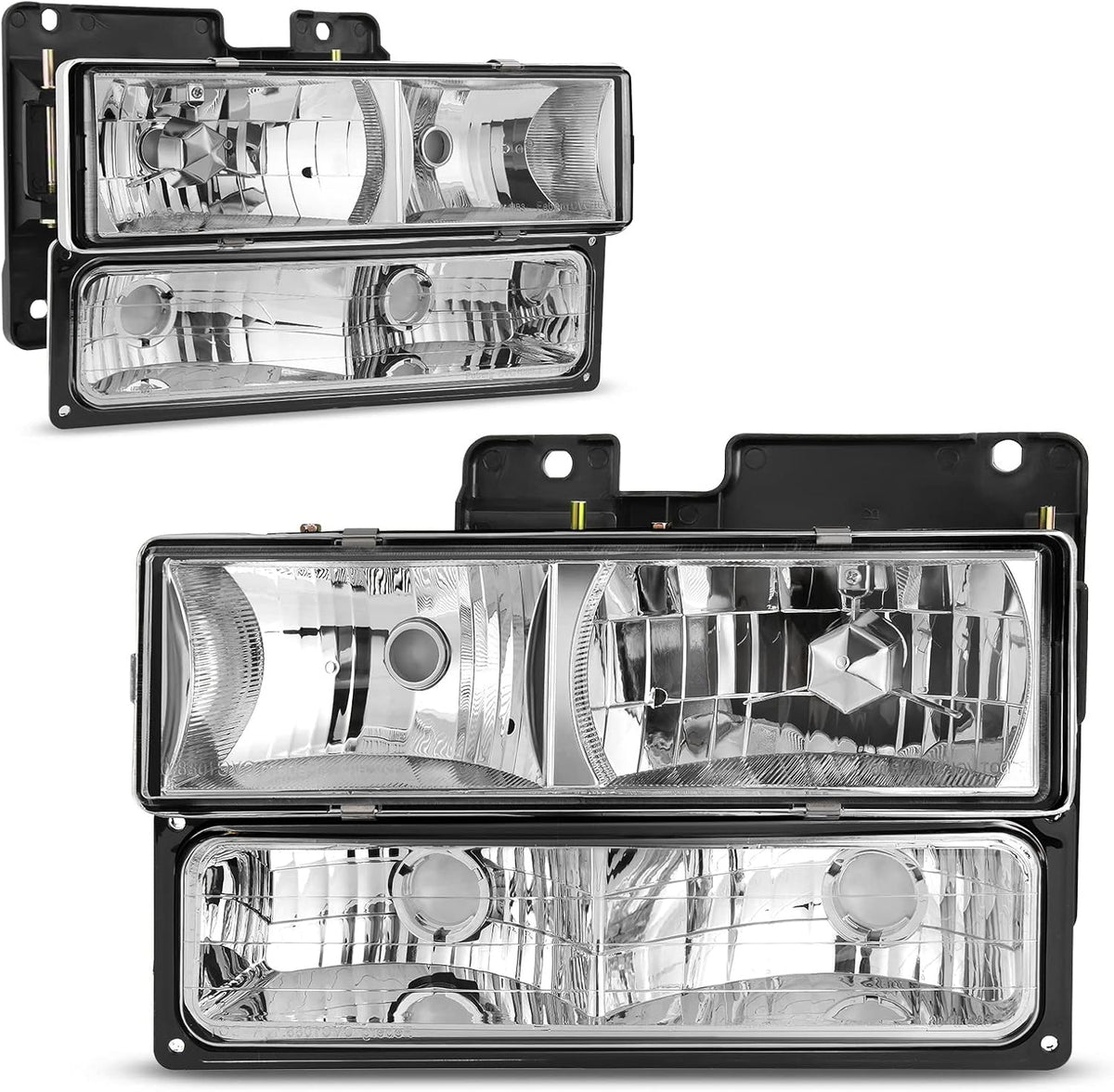 Headlight Assembly with Bumper Lights Pack of 2 K16830