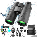 10x42 Waterproof Binoculars with Tripod, Smartphone Adapter, Carrying Bag G1527