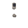 Satin Nickel Smart Deadbolt and Knob M1372