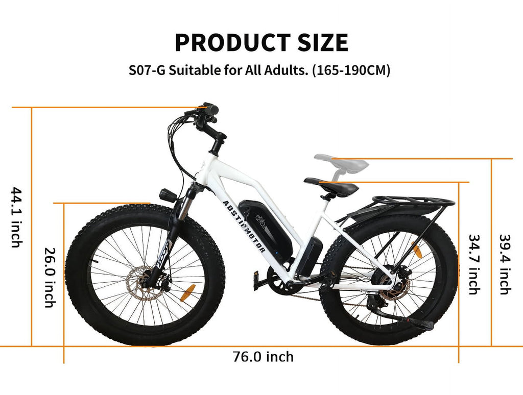 750W Electric Bike with Removable 48V 13Ah Li-Ion Battery L140525