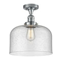 Polished Chrome 1 Light Semi-Flush Mount F5879