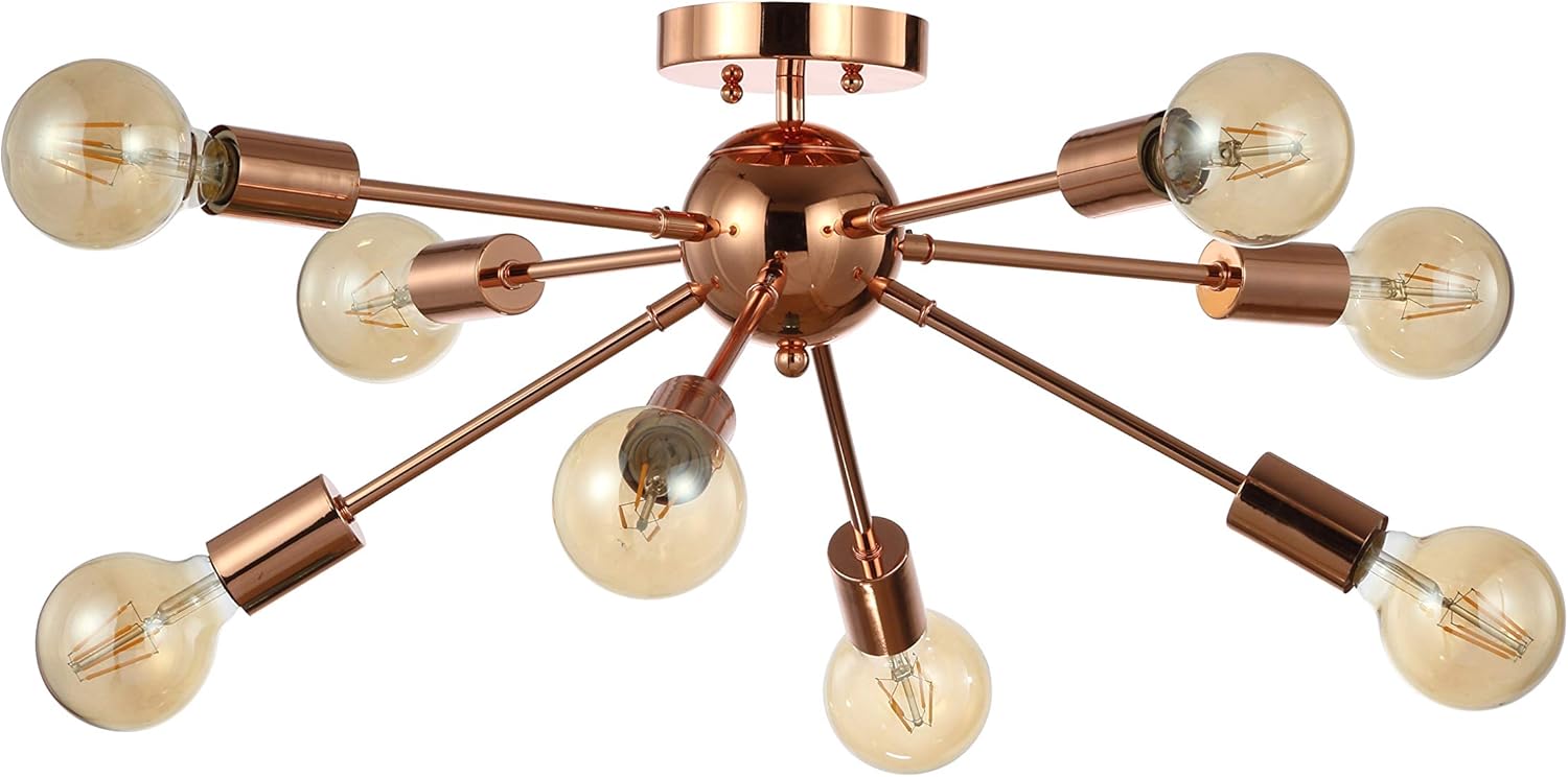 Copper Metal LED Flush-Mount Light I15722