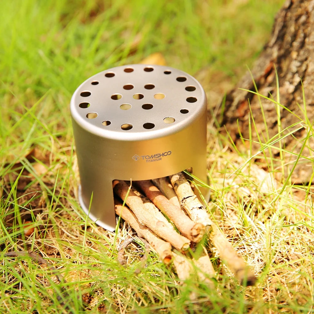 Ultra-lightweight Titanium Wood Camping H946