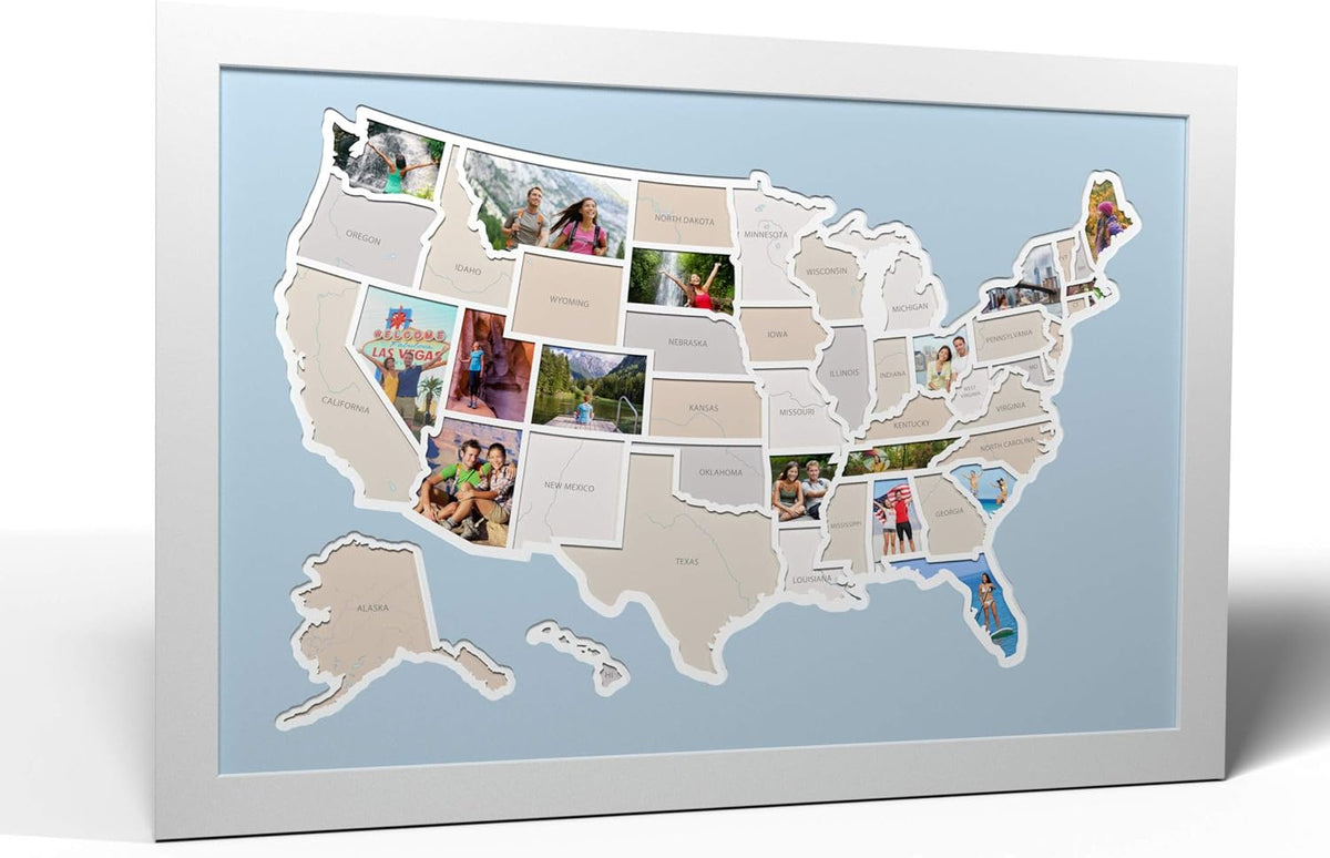 50 States USA Photo Map I905356