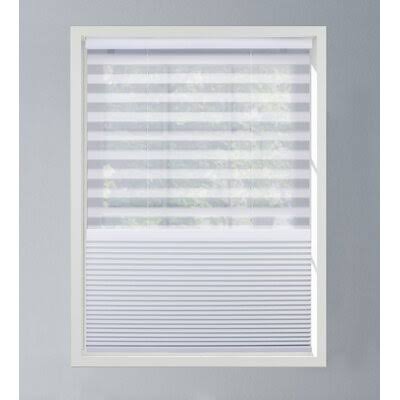 Crystal Blackout and Sheer White Cellular Shade Blind Size: 25W x 72L F4761