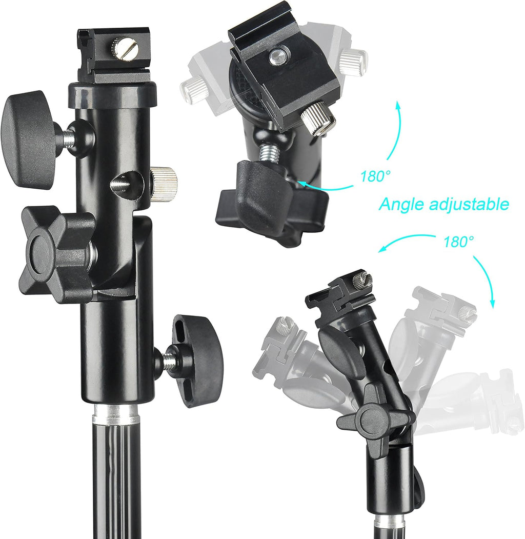 Photo Studio Flash Umbrella Kit with Shoemount E-Type Brackets T4680