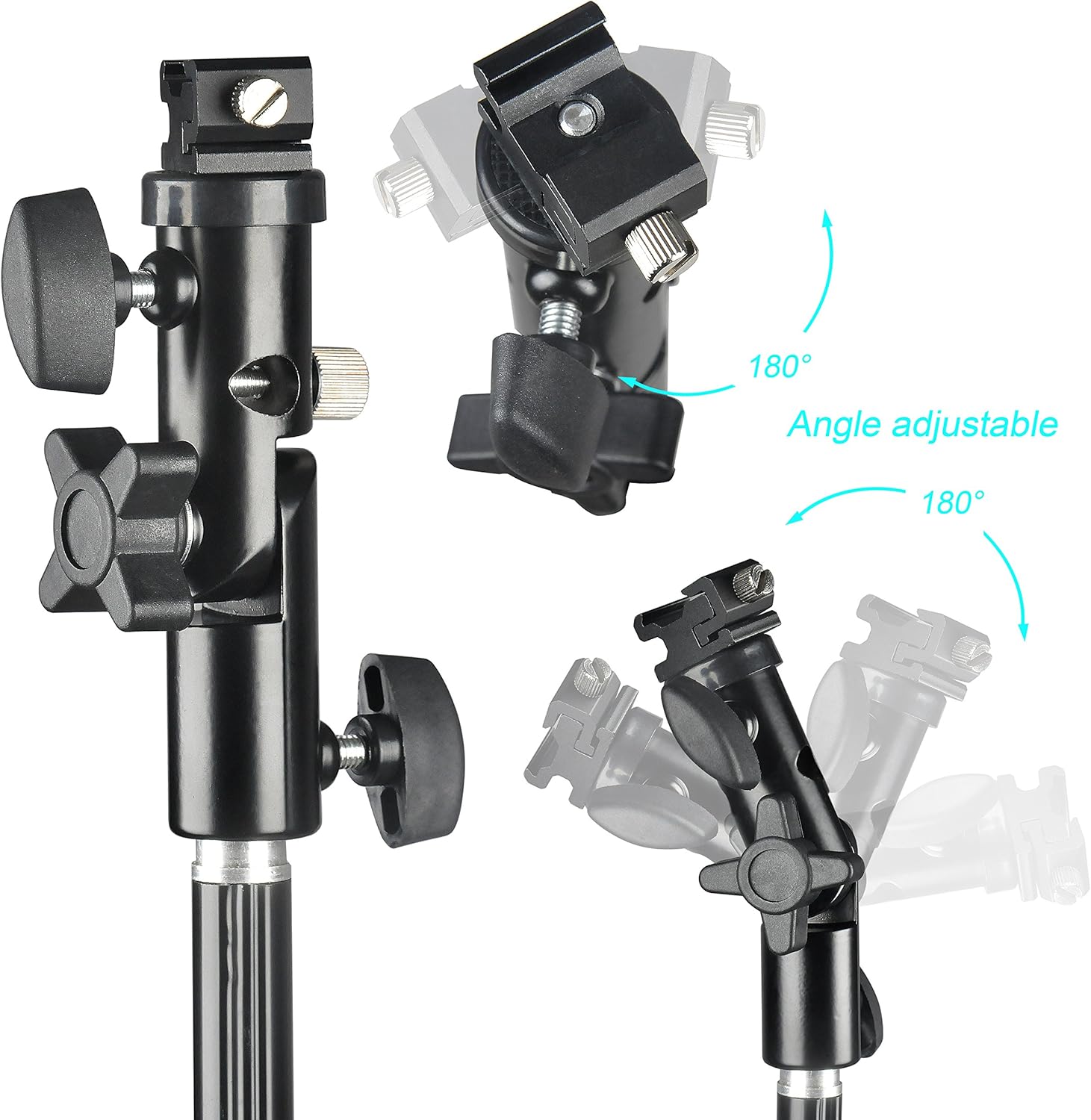 Photo Studio Flash Umbrella Kit with Shoemount E-Type Brackets T4680