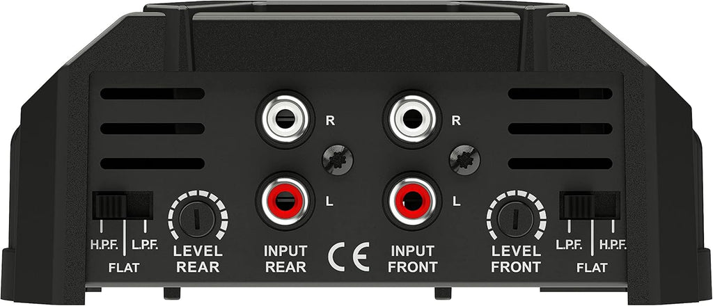Compact Digital 4 Channels Amplifier, 400 Watts RMS 400x4, 2Ω Stable G77178