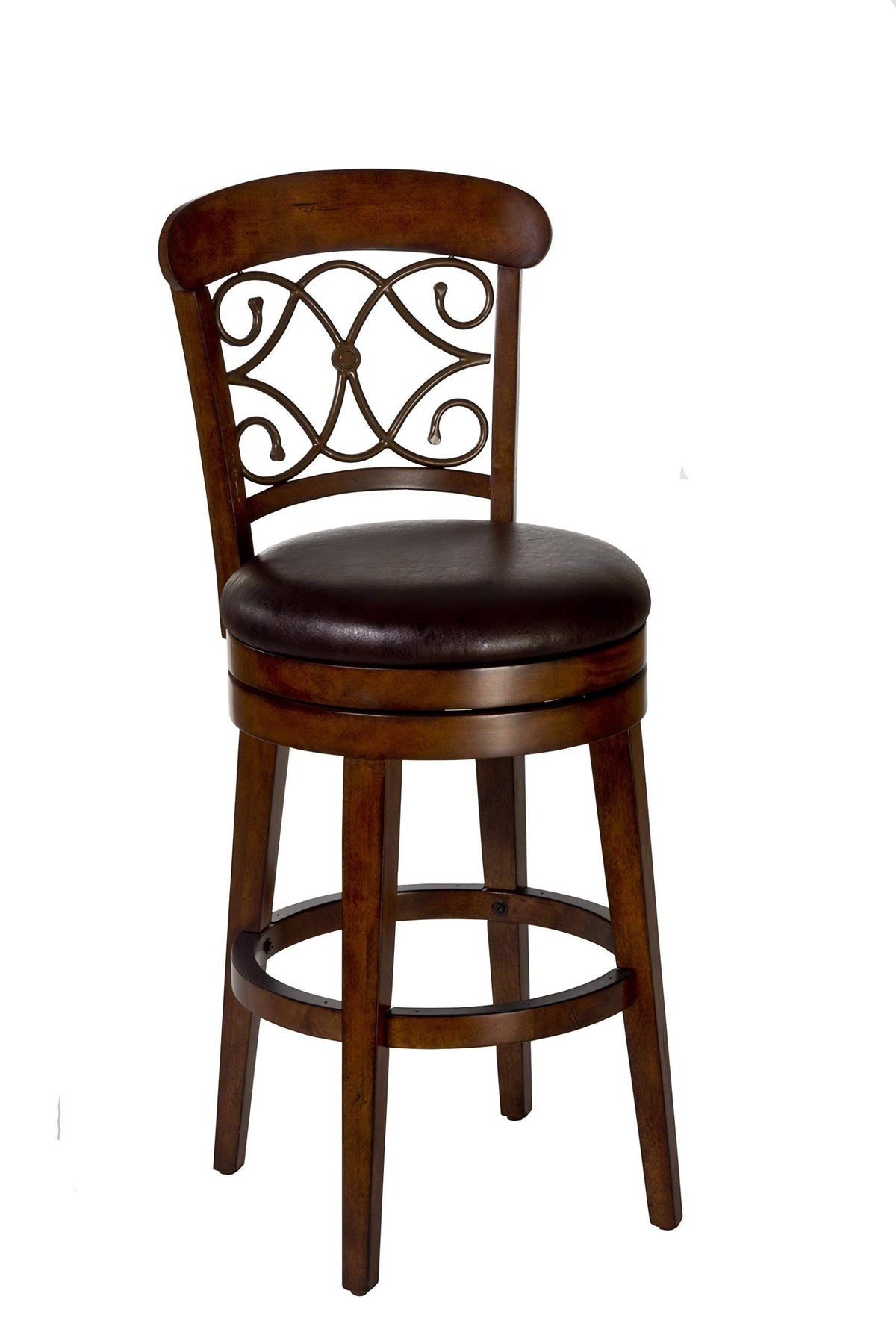 Brown Swivel Counter Height Stool U36362