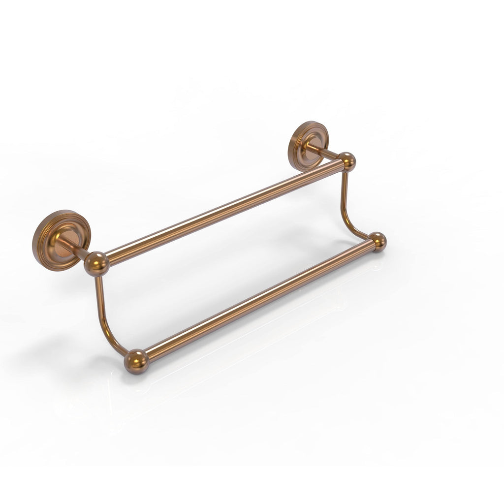 Antique Copper 36 inch Double Towel Bar O312323