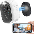White Wireless Outdoor Security Camera with Night Vision M74326
