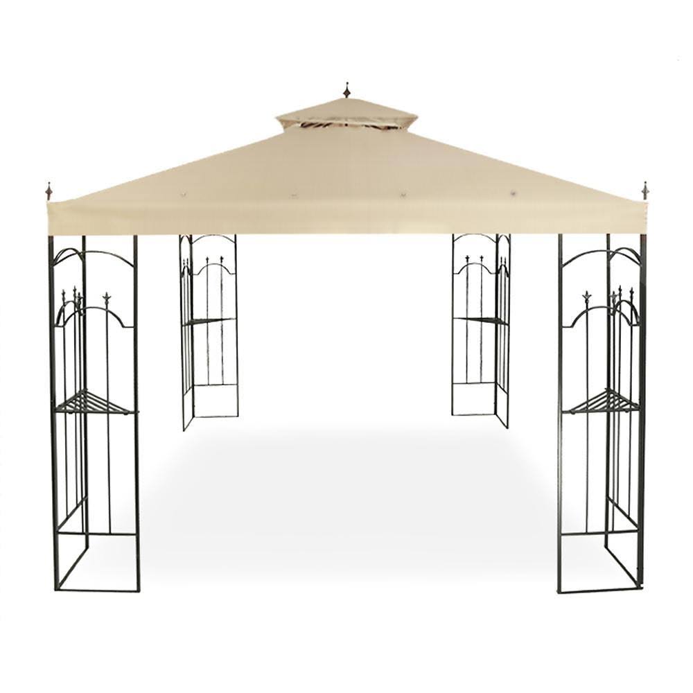 Beige Arrow Gazebo Fabric Top J14148
