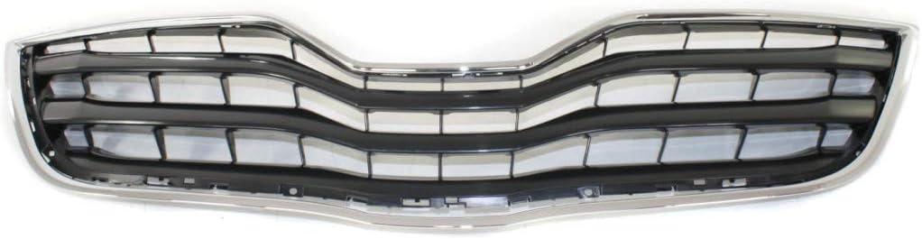 Chrome Shell Painted Black Insert Grille Assembly for Toyota Camry 2010 2011 LE Model Plastic L78056