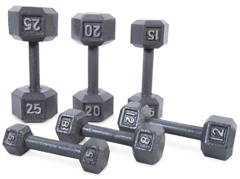 20 lb Cast Iron Hex Dumbbell G91243