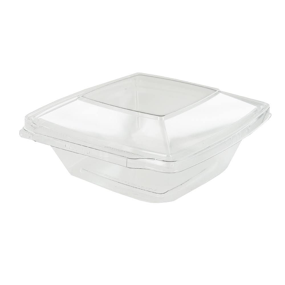 32 oz Clear Tamper Resistant Food Container, 168 per Case T677