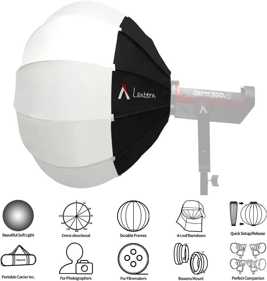 Lantern Softbox Soft Light Modifier Bowens Mount H640613