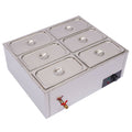 6 Pots Commercial Electric Food Warmer Steam Table Countertop 850W T888
