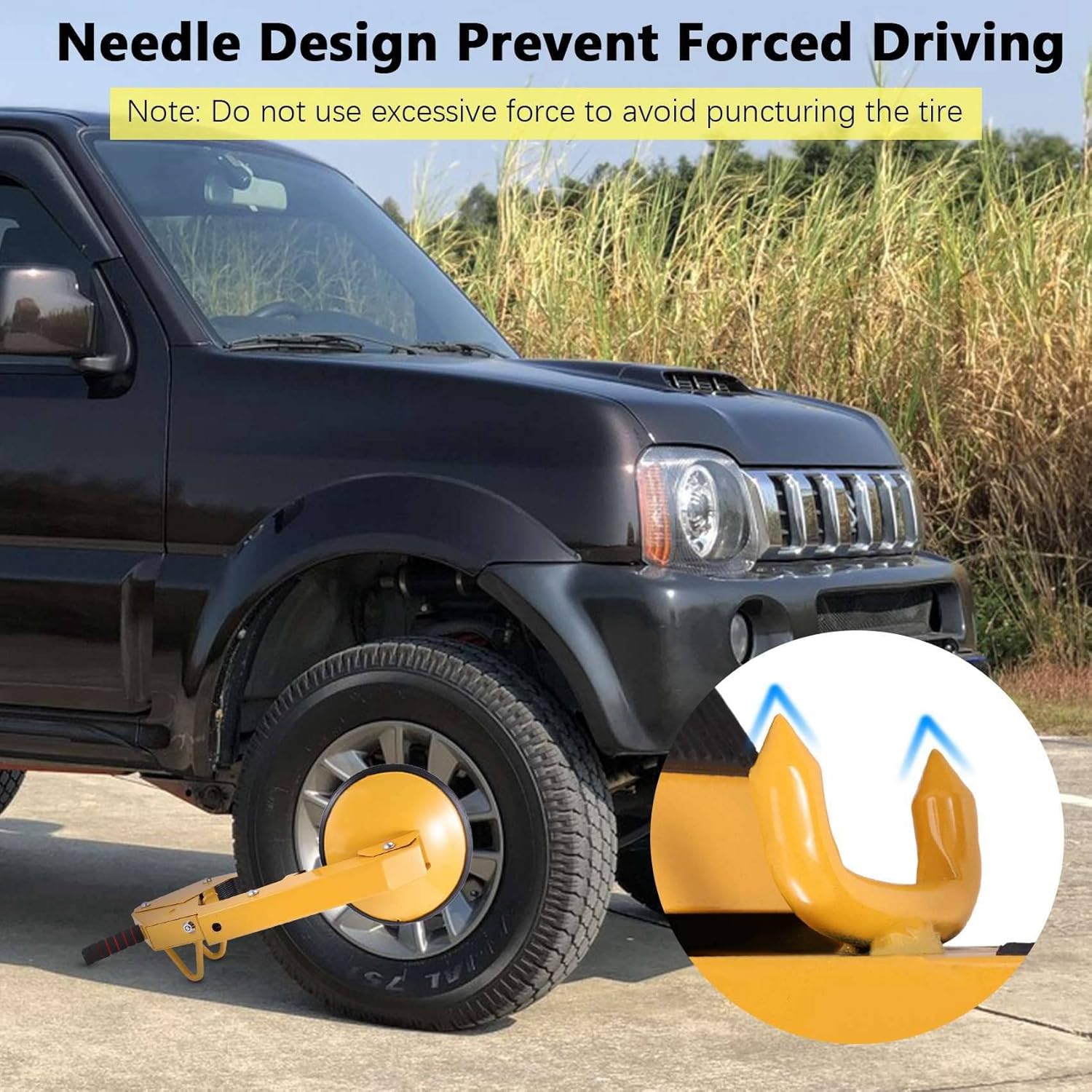Wheel Lock Clamp Anti-Theft Boot Lock for Car Truck RV SUV L576