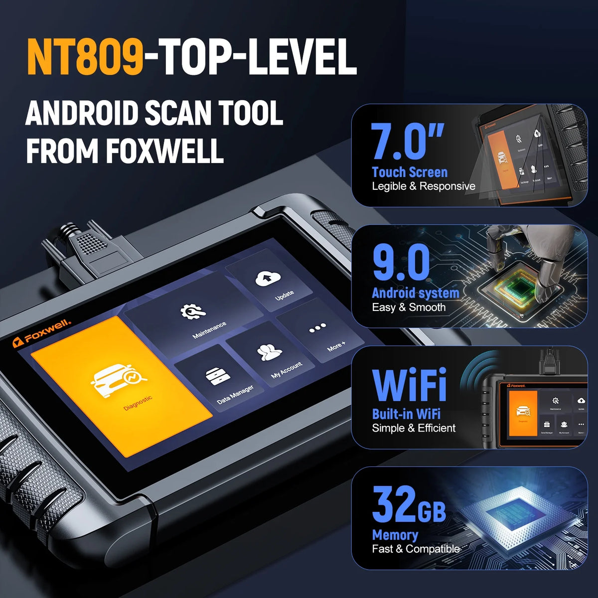 OBD2 Scanner Diagnostic Tool B557