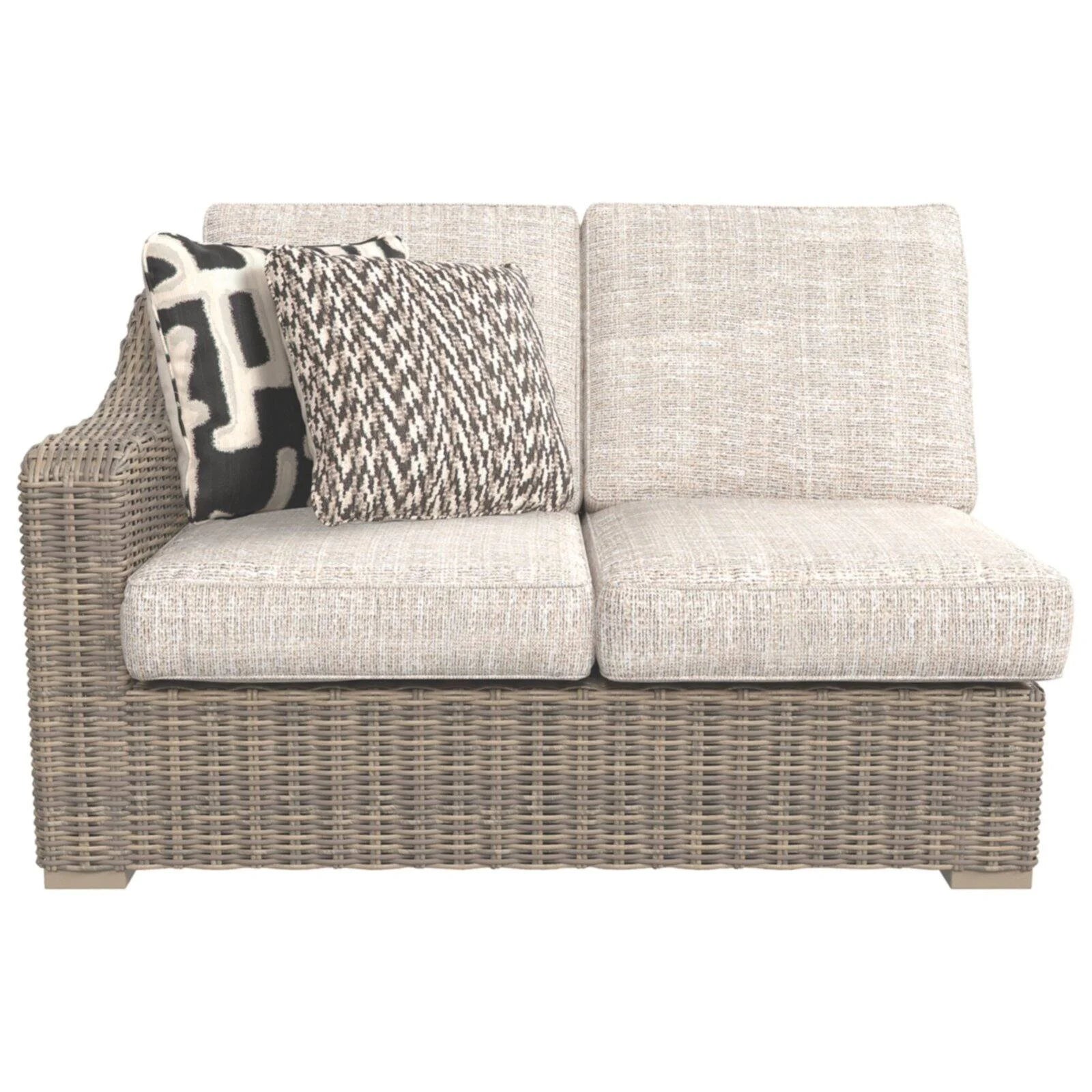 Beige 2 Piece Patio Loveseat Set E336701