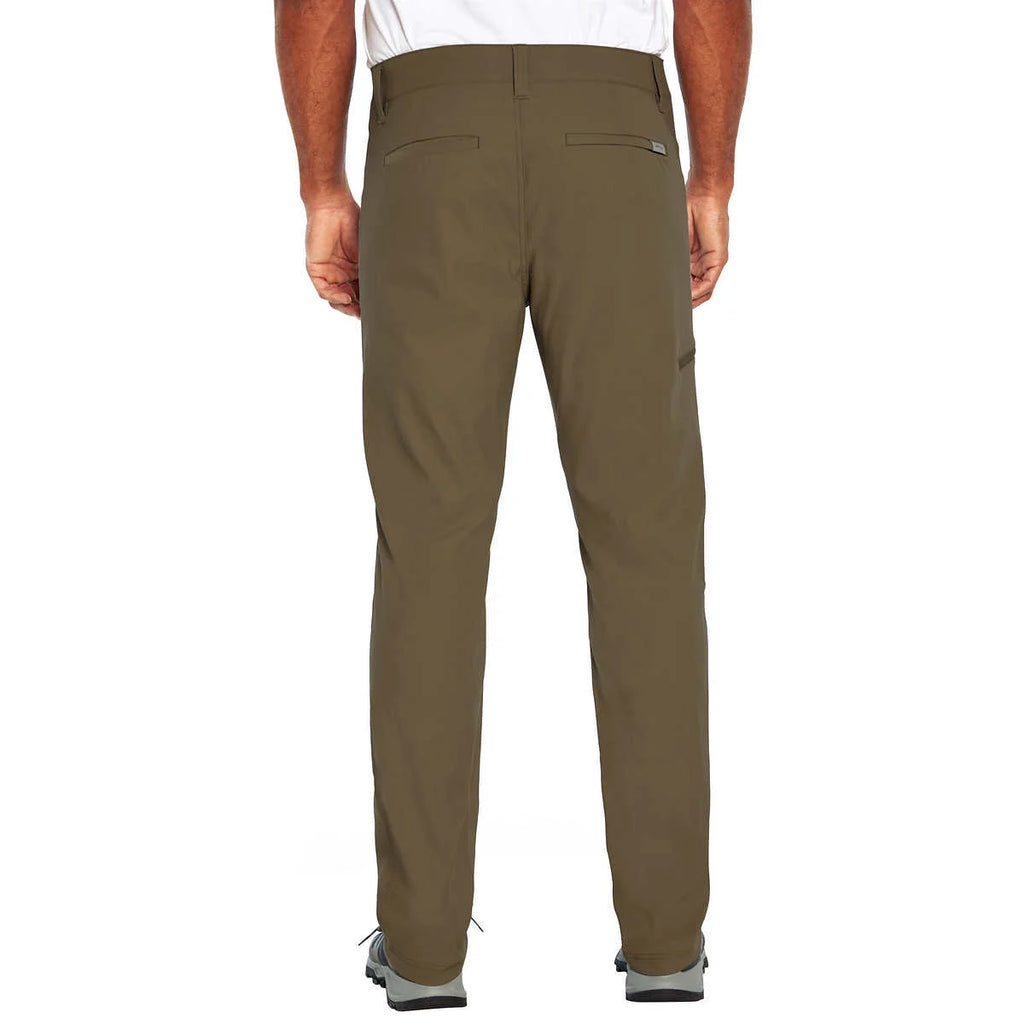 Green 32 x 30 Water Resistant Stretch Trek Pants Q1235