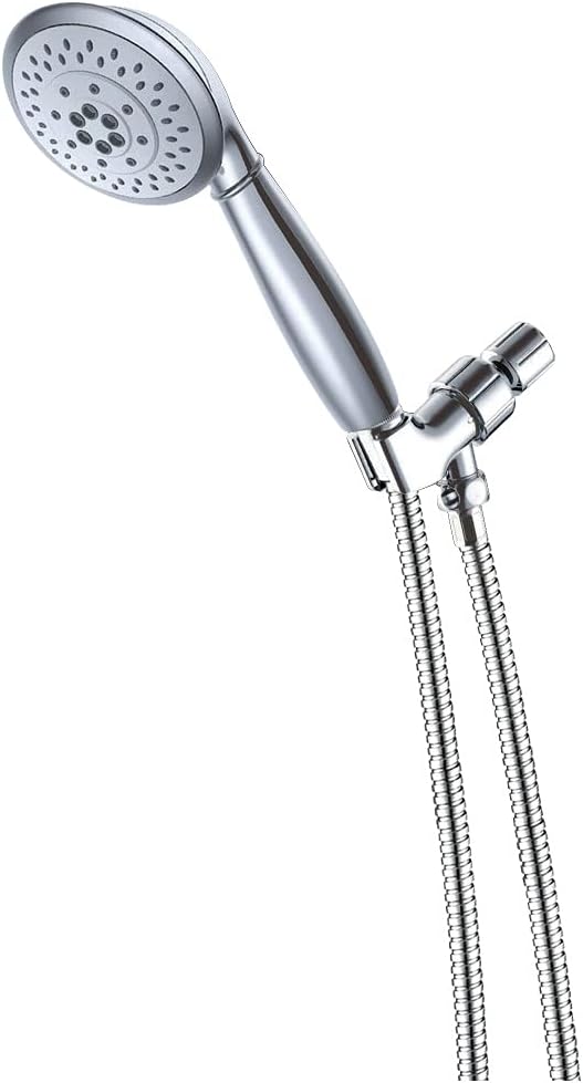 5-Setting Shower with Stainless Steel Hose, Polished Chrome U16948