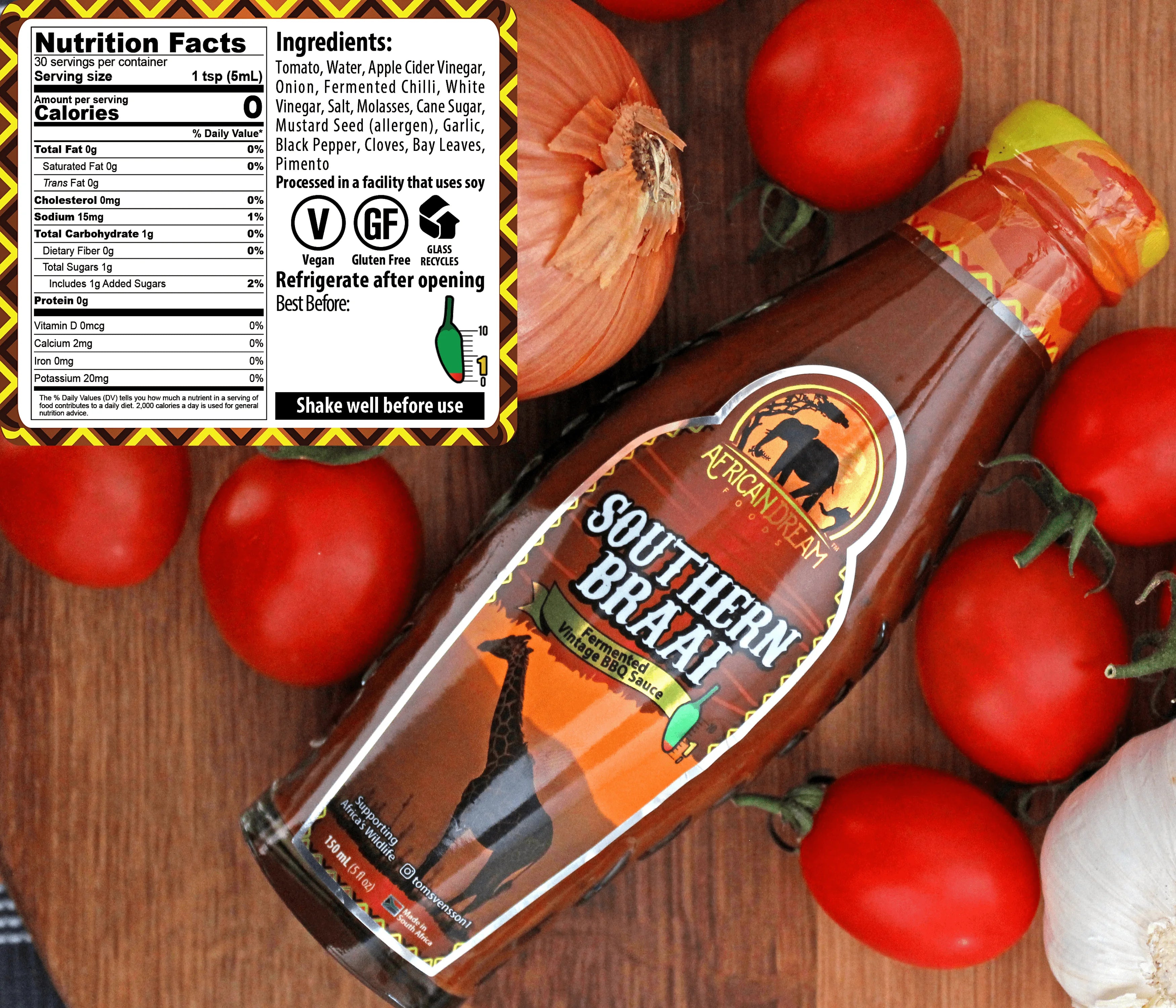 Mildest Hot Sauce Gift Pack, 5 fl oz Bottles, 3PK A307813