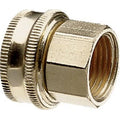 Brass Double Female Pipe to Hose Connector Fitting, 3/4 inch NPT x 3/4 inch Garden Hoses Coupler K384