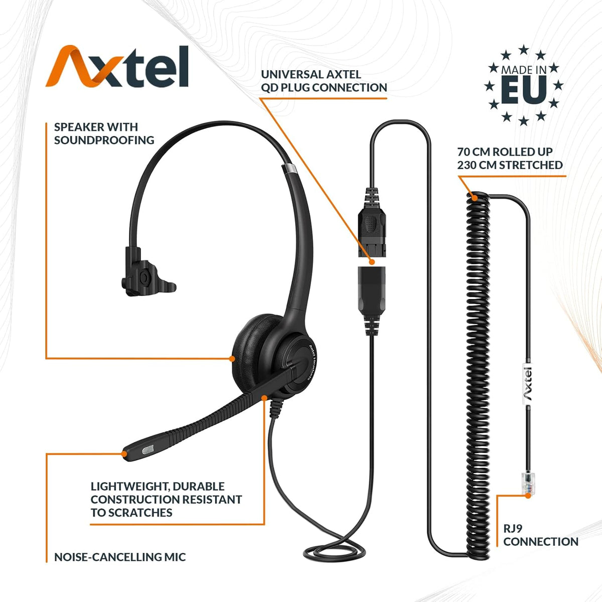 Mono NC Headset with Cable X46970