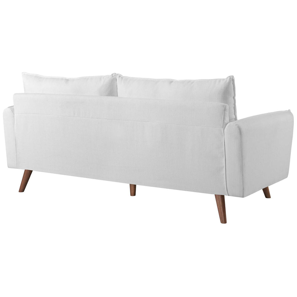 White Fabric Sofa L3803