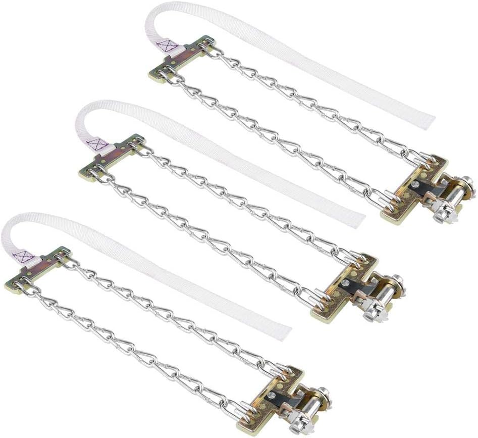 3pcs Steel Anti-Skid Tire Chain for Car Truck SUV (L) L49189