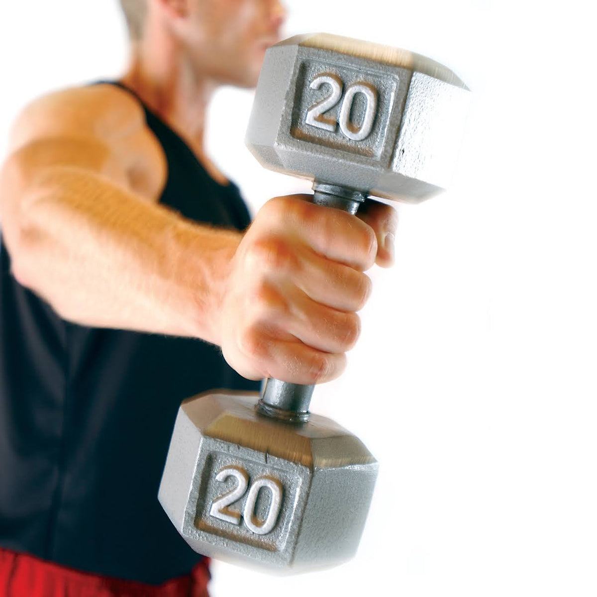 20 lb Cast Iron Hex Dumbbell G91243