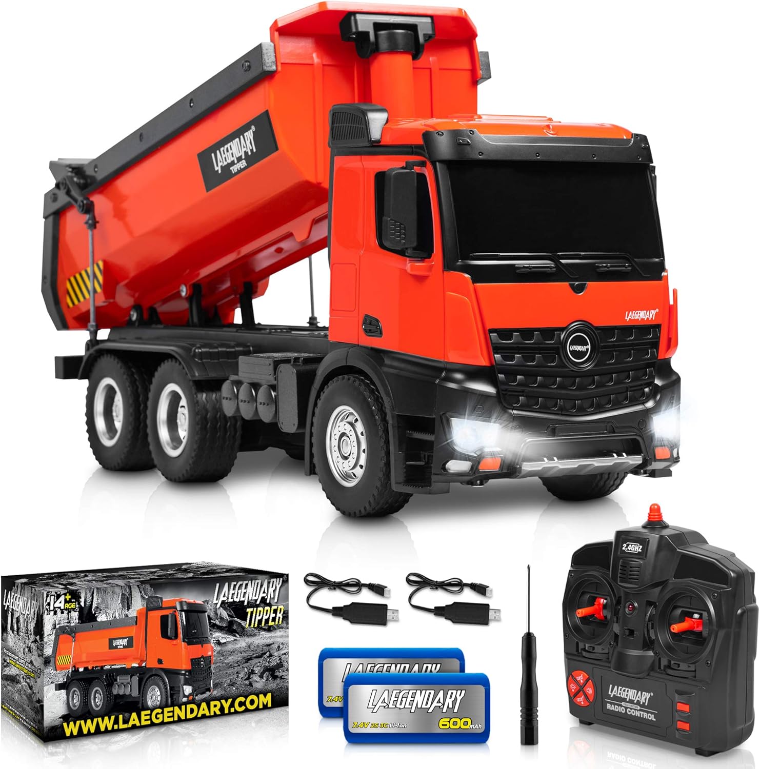 1:14 Scale Full Functional Remote Control Construction Tractor Toy D398