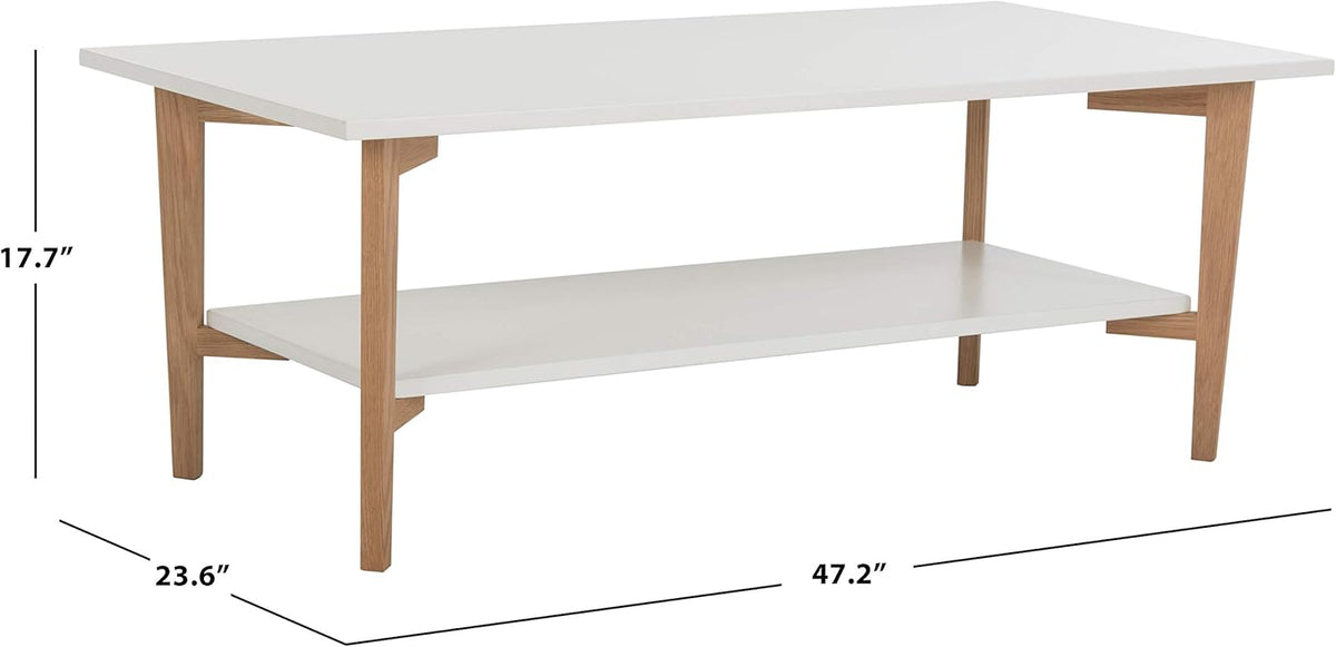 White and Natural Coffee Table E247438