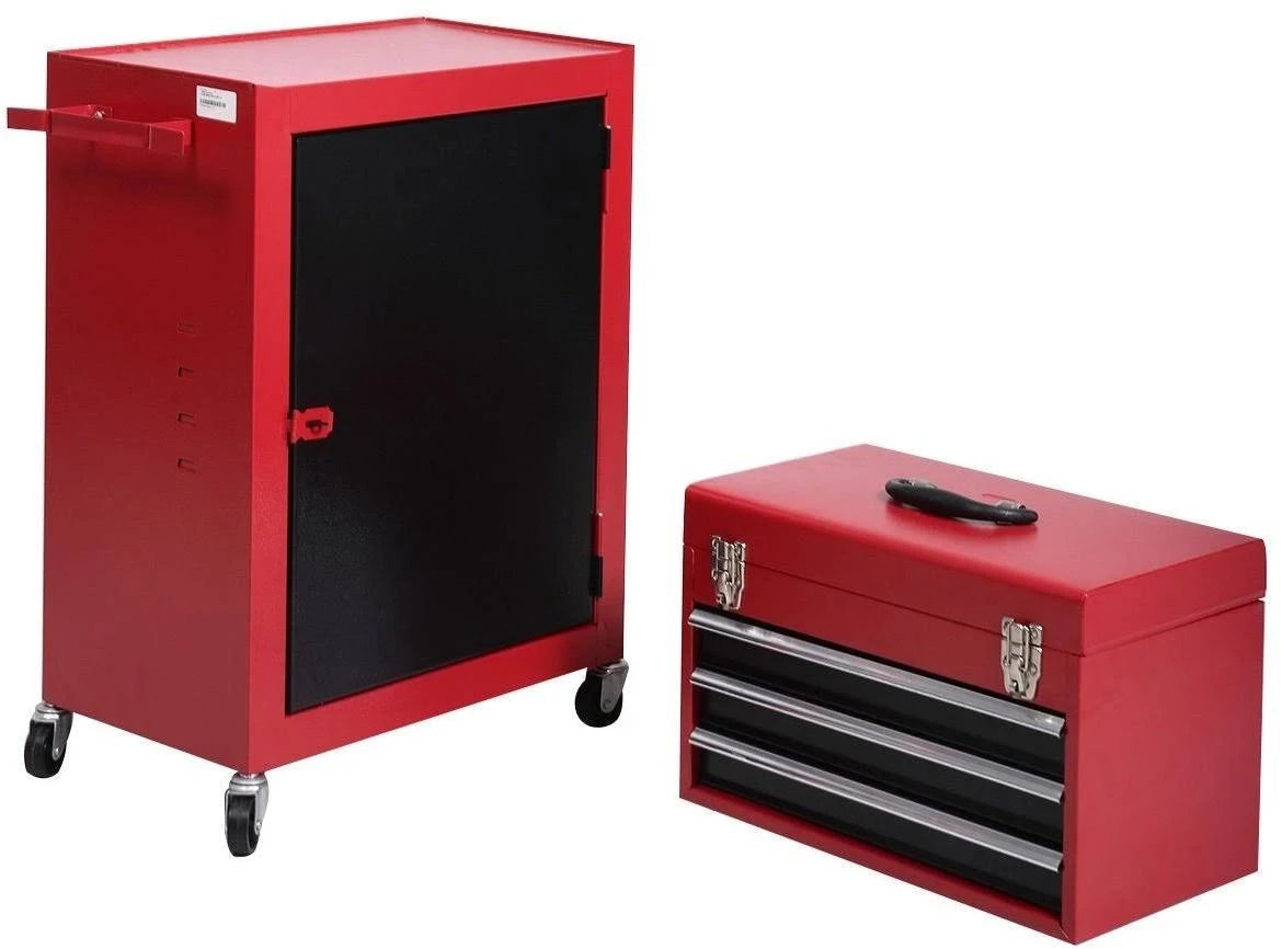 2pc Rolling Garage Toolbox Organizer O50548