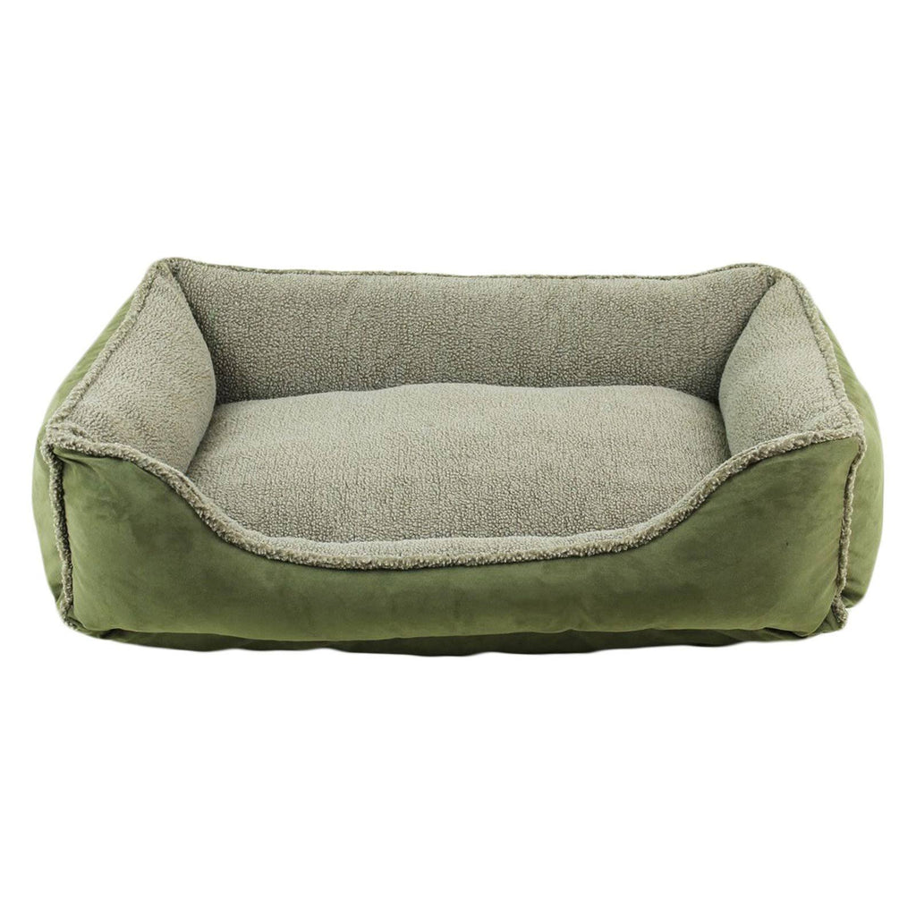 Olive Rectangle Comfy Cup Pet Bed D928789