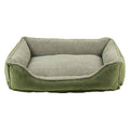 Olive Rectangle Comfy Cup Pet Bed D928789