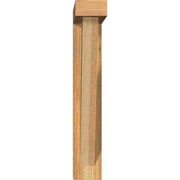 Traditional Block Rough Sawn Bracket with Offset Brace S493811