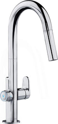 Polished Chrome Single-Handle Pull Down Kitchen Faucet I699137